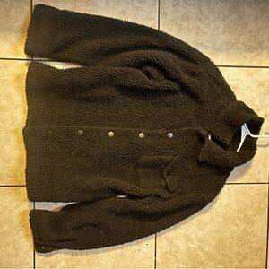 Cozy Black Sherpa Jacket